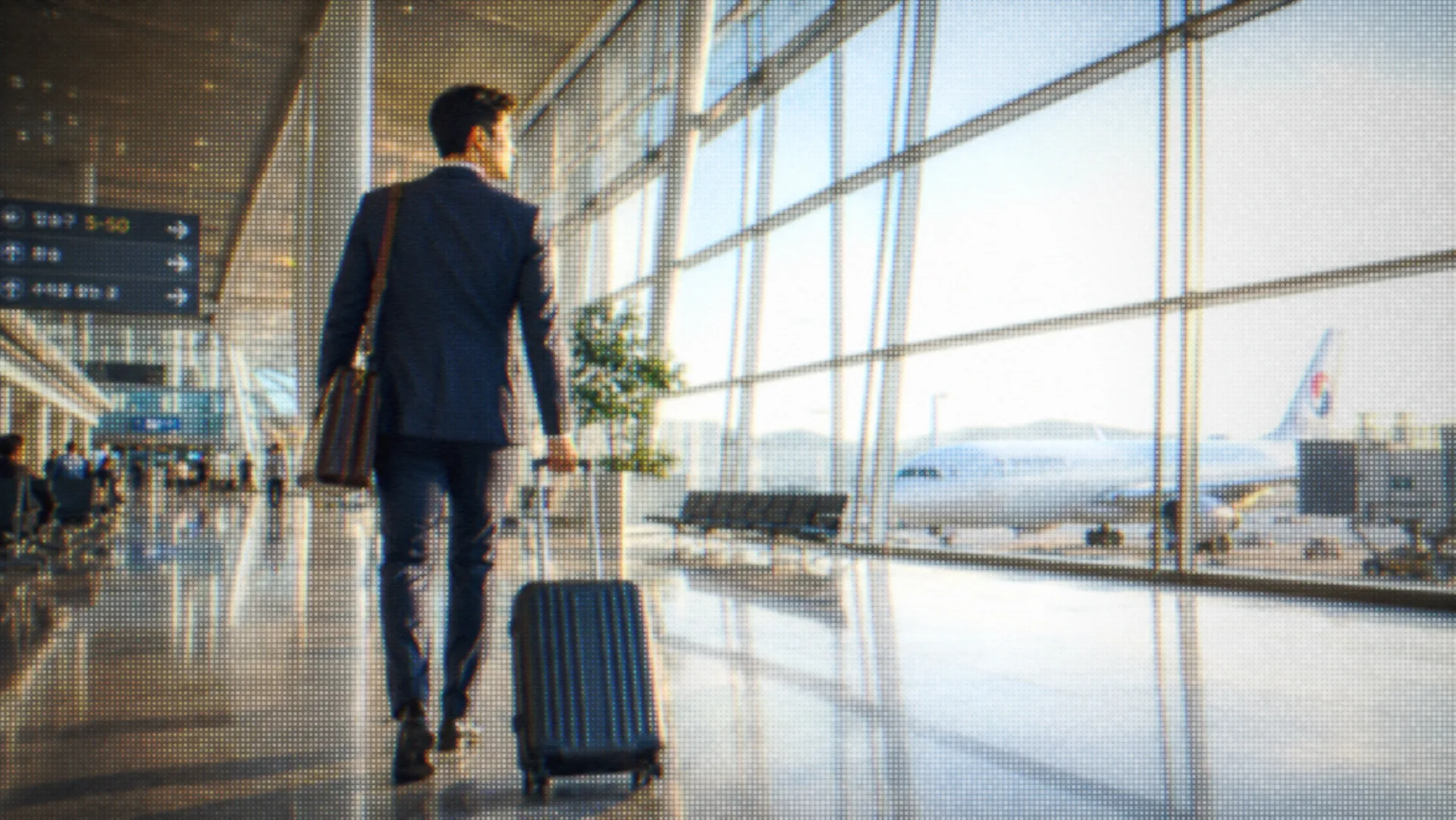 공항 터미널에서 목적지로 향하는 프라이빗 이동의 여정